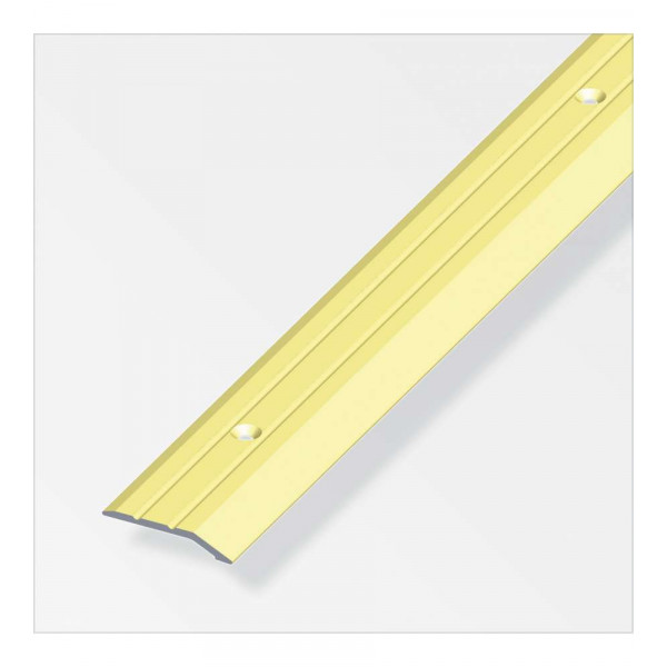 Profilo di Chiusura 30x5mm in Alluminio Ottone, 1 Metro