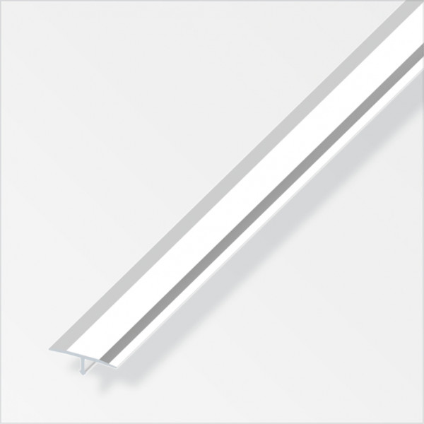 Alfer Profilo di copertura giunti Alluminio anodizzato cromato 14 mm 1 mt 
