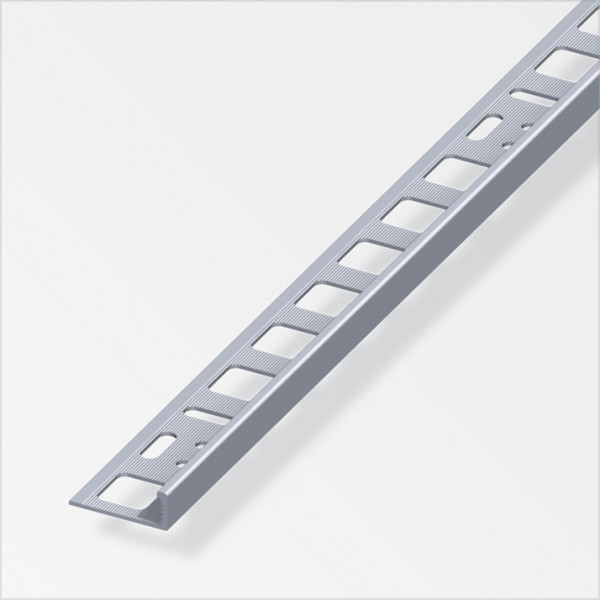 Profilo di Rifinitura 8x21mm in Alluminio Naturale, 2,5 Metri