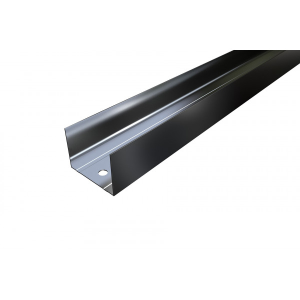 Profilo in acciaio guida a 'u' - 27x30x0. 6 - 3 metri. - knauf.