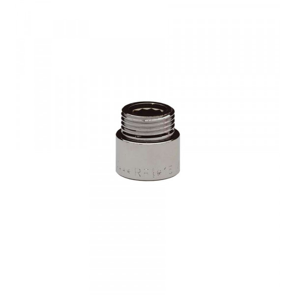 Prolunga in ottone cromato 1/2" x30 mm
