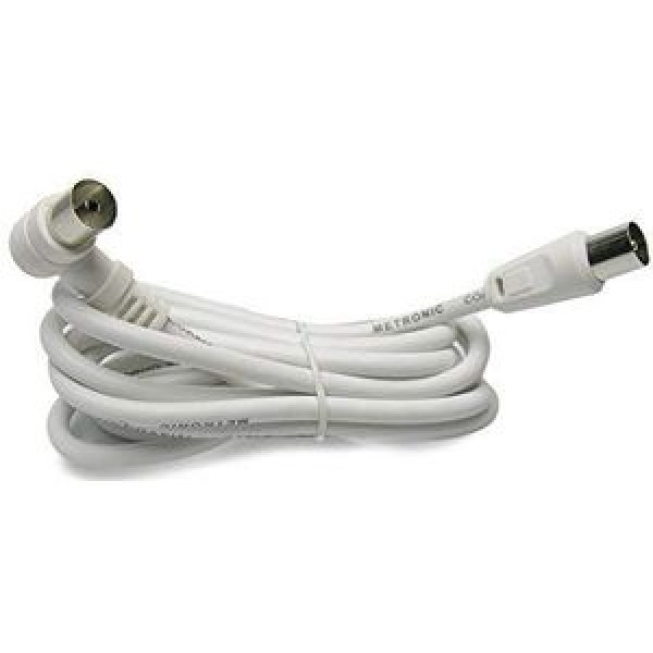 Prolunga tv gomito m/f 9,52mm 5m bianco