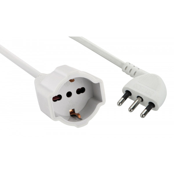 electraline  prolunga 3 mt spina 16a e presa polivalente schuko