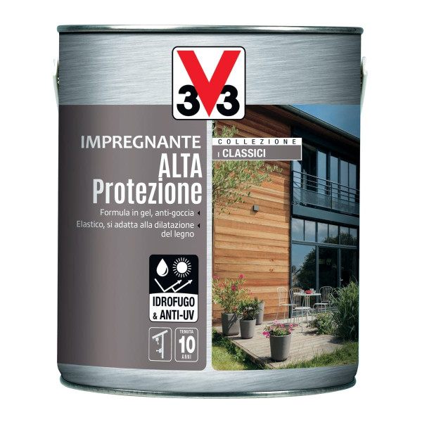 Protettivo completo per legno alta protezione all'acqua incolore flacone da  2,5 litri