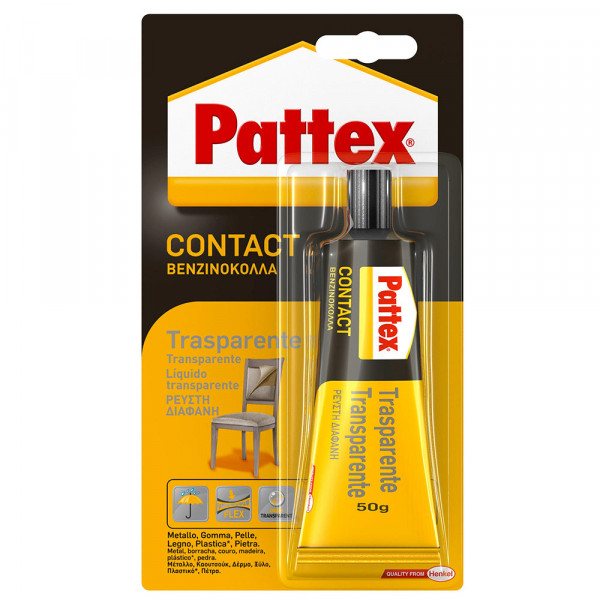 Pattex Adesivo Trasparente 50g - Incollaggi Forti e Invisibili!