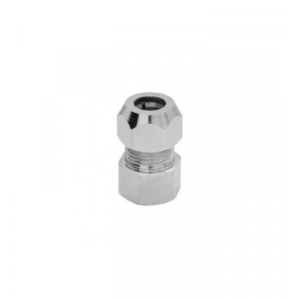 Raccordi esagonali mf con calotta conica 3/8" F ottone cromato 