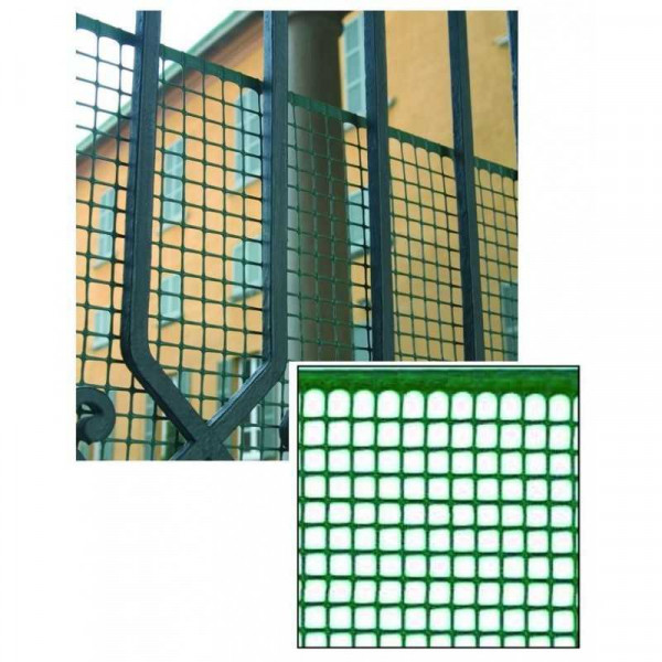 Rete Plastica Quadra marrone H.Cm. 100 rotolo 50 mt.