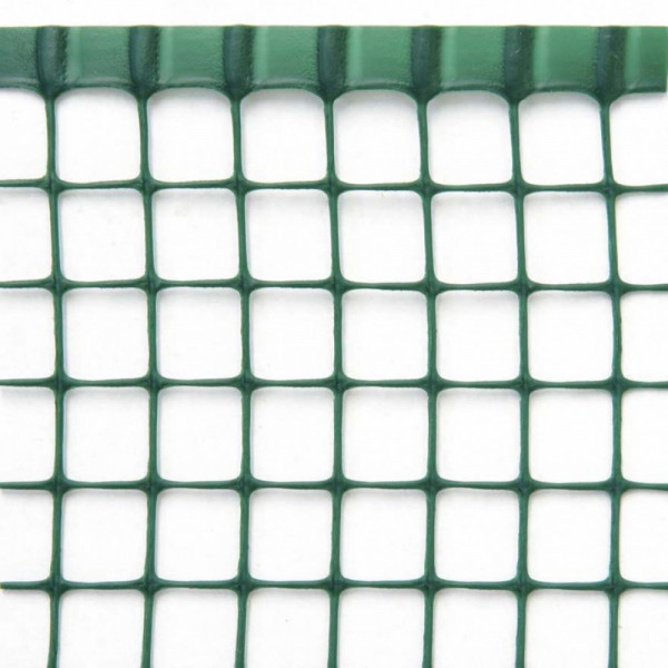 Rete in plastica quadra verde mm.10x10  h100cm  