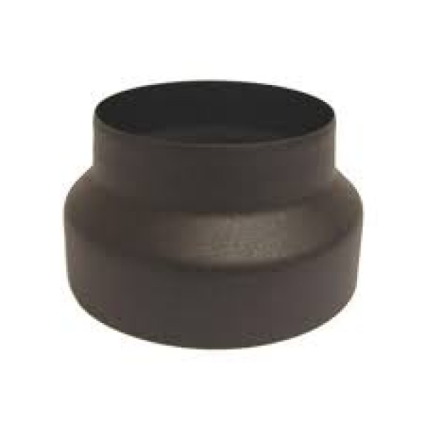 Riduzione Per Tubo In Acciaio Smaltato Nero Opaco D.13-12cm 
