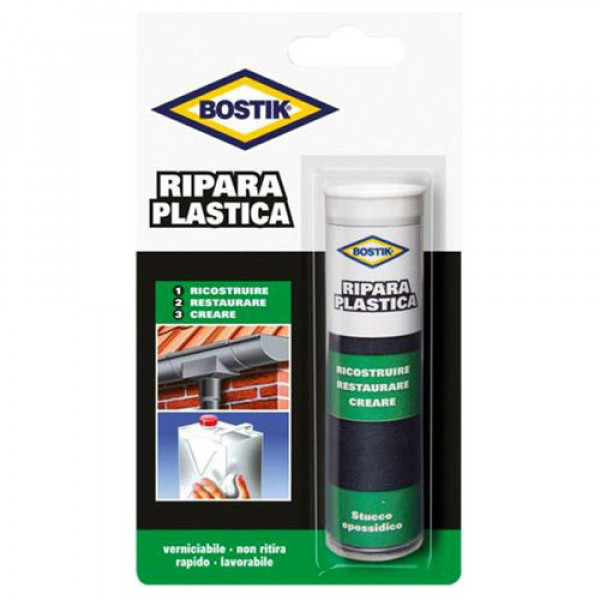 bostik Stucco epossidico ripara plastica confezione da 56 gr  