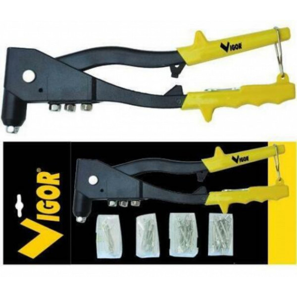 Rivettatrice a mano BLINKY KIT con 60 rivetti 