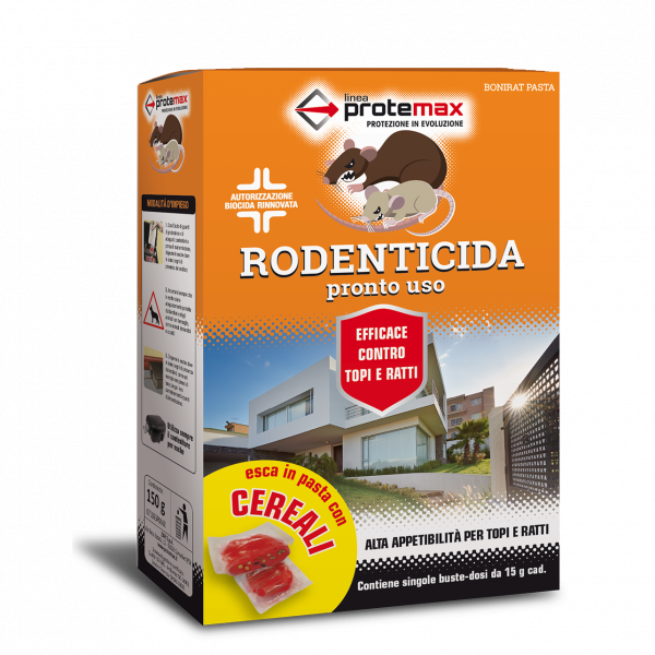 Protemax Esca in grano topicida confezione da 150g  
