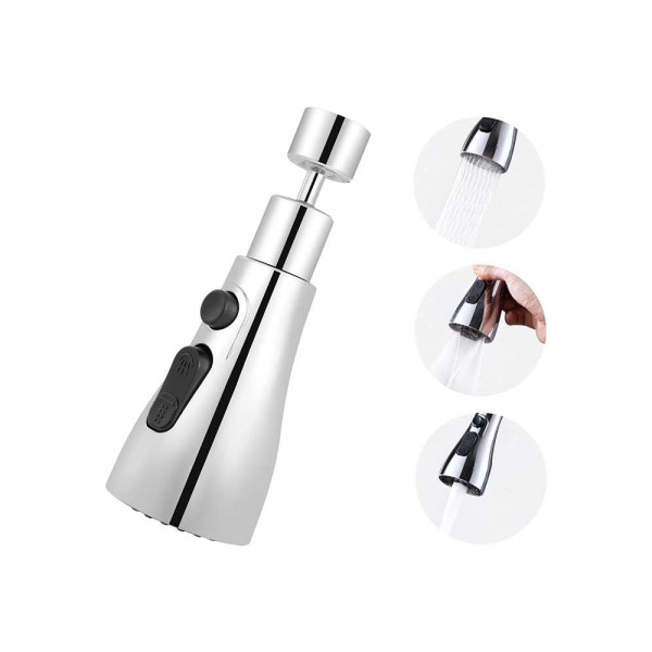 Rompigetto snodabile spray Idro-Bric diametro M22-24 cromo in abs 