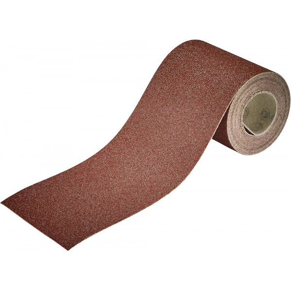 Wolfcraft  rotolino abrasivo velcrato grana 80 4mx93mm