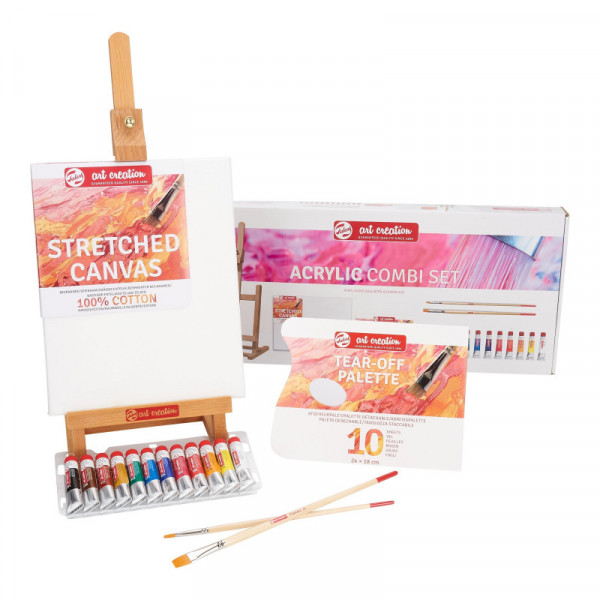 RT ArtCR Acryl CombiSet 12 x 12ml - Set Completo di Colori Acrilici