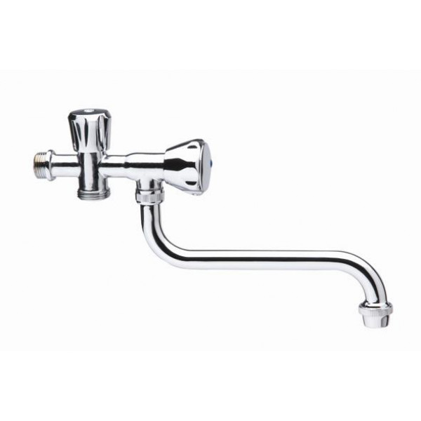 Rubinetto A Snodo Con Attacco Per Lavatrice Da 1/2 " Idrobric