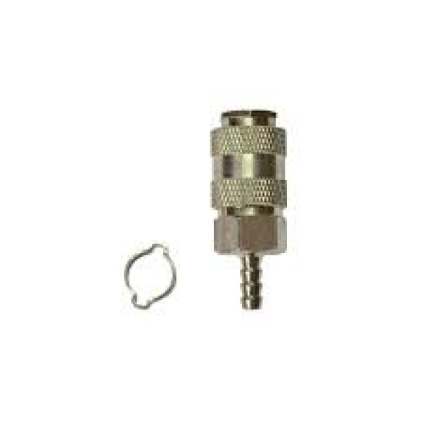 Raccordo F innesto rapido con portagomma per tubi Ø 6 × 11  compressore stanley 156426xstn