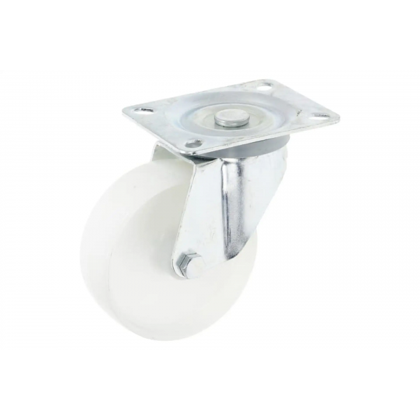 Ruota girevole D.100x35 mm base di montaggio100x80 mm  portata 90 kg