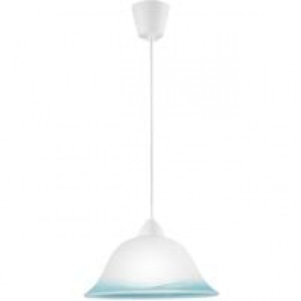Lampada a sospensione Settecento blu 60W Fan Europe