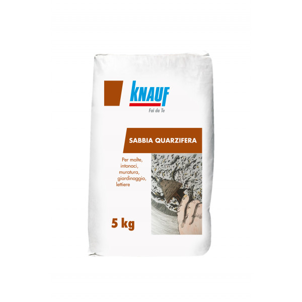 Sabbia al quarzo knauf  sacco da kg.5