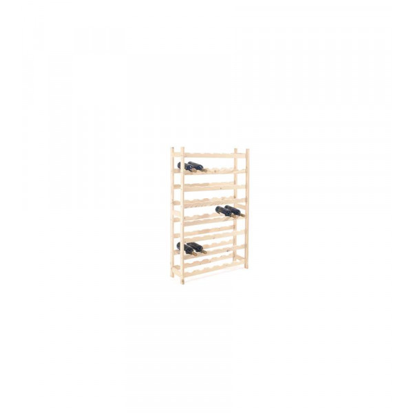 Scaffale abete portabottiglie da 48 bottiglie 1200x780x250 mm 