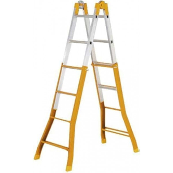 Scala in acciaio e alluminio Peppina mt 4,29 Gierre