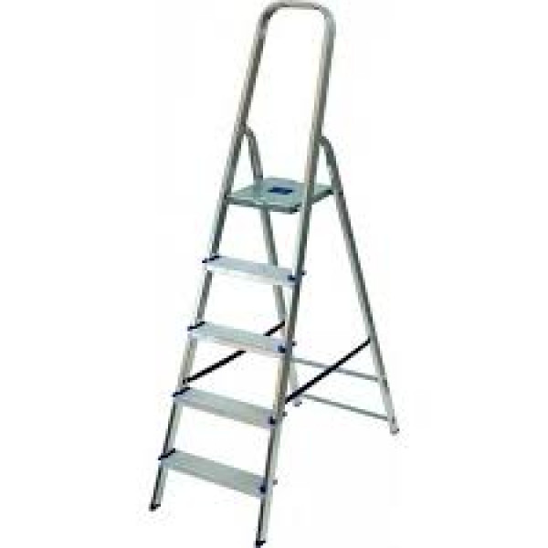 vigor scala ercole leggera per casa in alluminio 5 gradini