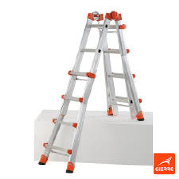 SCALA MULTIFUNZIONE TELESCOPICA GIGANTE 5+5