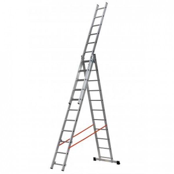 SCALA ALLUMINIO MODULA TRIPLA 3X7 max 150 kg 