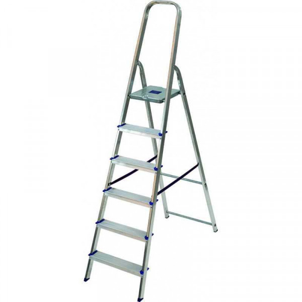 vigor scala ercole Gimi  leggera per casa in alluminio 6 gradini