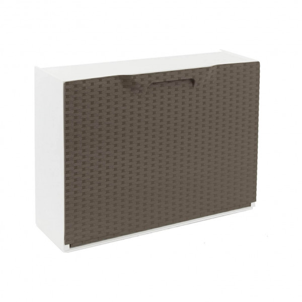 Scarpiera in polipropilene tortora 51x17.3x40.1cm 