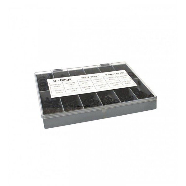 SCATOLA CON 430 ANELLI OR MISURE ASSORTITE