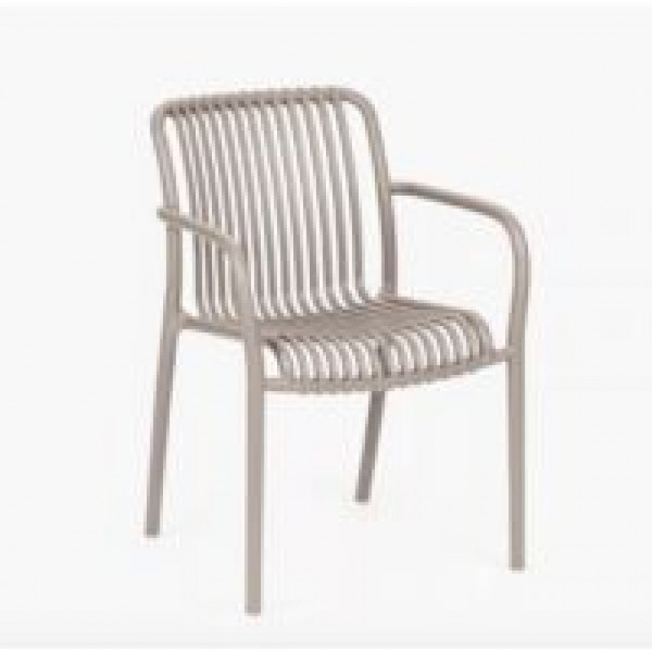 Sedia Nives tortora 56x42x81 cm Biacchi Ettore