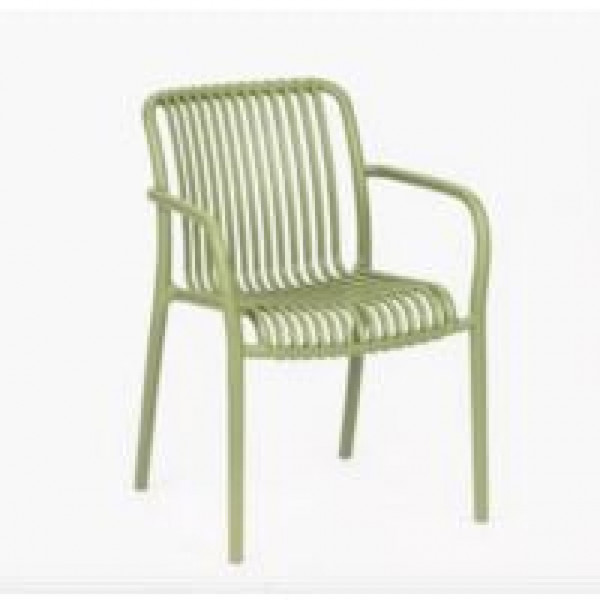 Sedia Nives verde 56x42x81 cm Biacchi Ettore