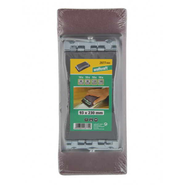 Wolfcraft SET 41 ABRASIVI MANUALI