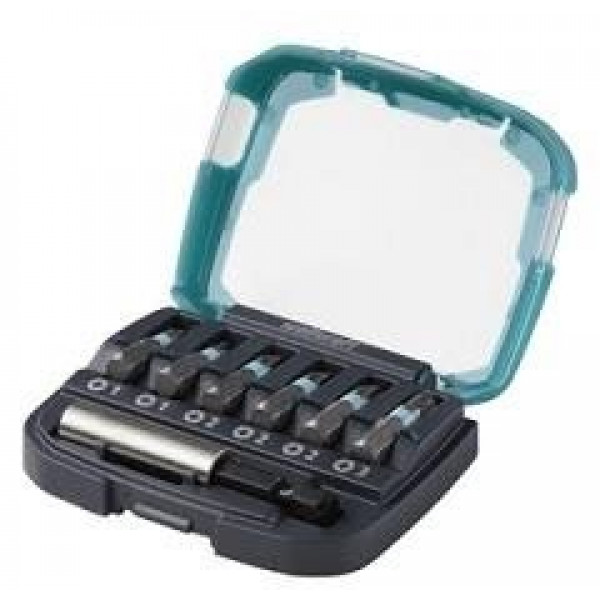 Wolfcraft Bit-box con impronta a croce (PZ 1-3), 7 pezzi