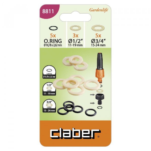 CLABER KIT GUARNIZIONI RICAMBIO - 8811
