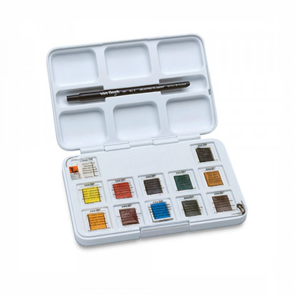 Set di Acquerelli in Plastica - 12 Pezzi