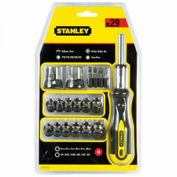 Stanley Set portainserti + inserti + bussole 29 pz