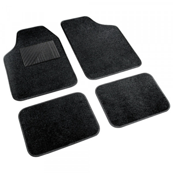SET TAPPETTINI COSMO UNIVERSALE MOQUETTE NERA