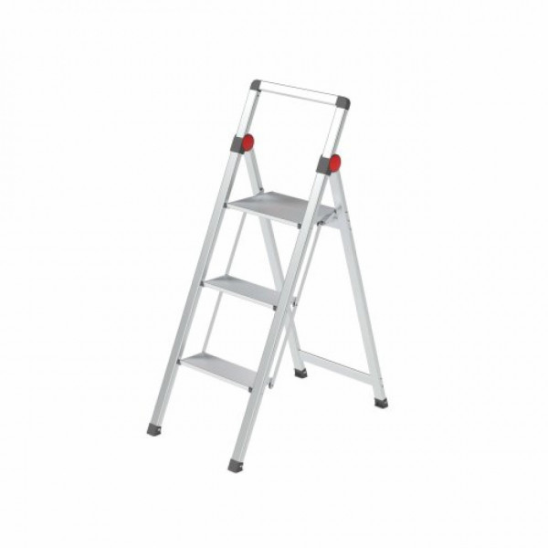 Sgabello in alluminio slim 3 gradini Gierre