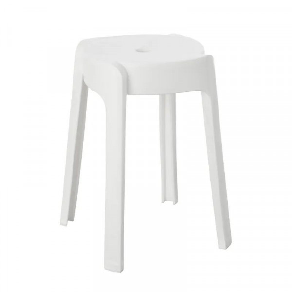 SGABELLO ELY BIANCO H47CM