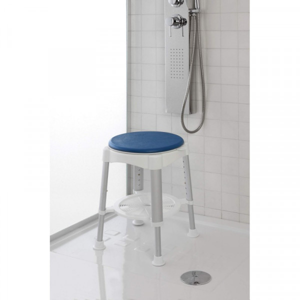 SGABELLO DOCCIA SEDUTA GIREVOLE LINEA CONFORT