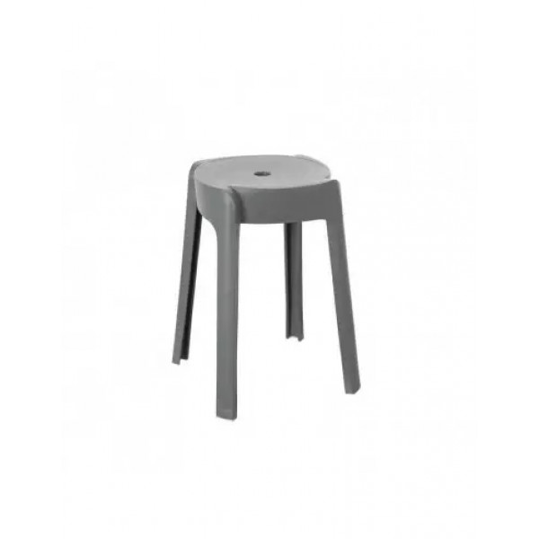 Sgabello ely grigio h 47 cm x 32cm