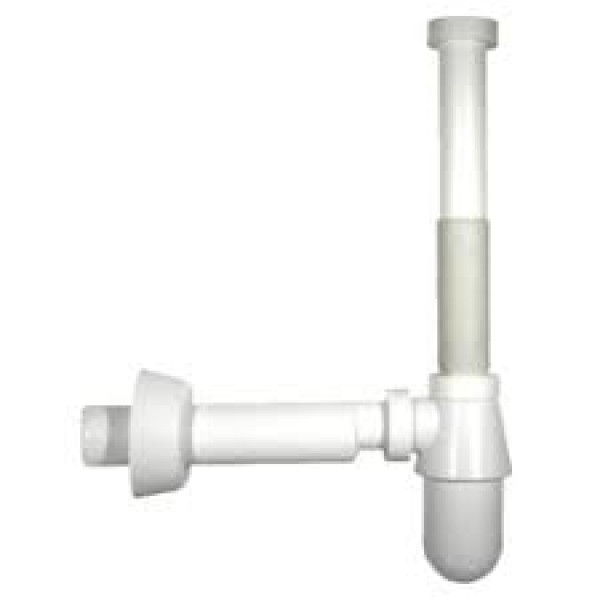 SIFONE BOTTIGLIA ABS BIANCO 1" 1/4