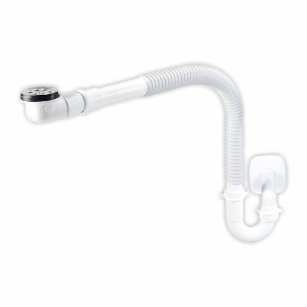 SIFONE LAVABO DISABILI BIANCO ABS 1-1/4"