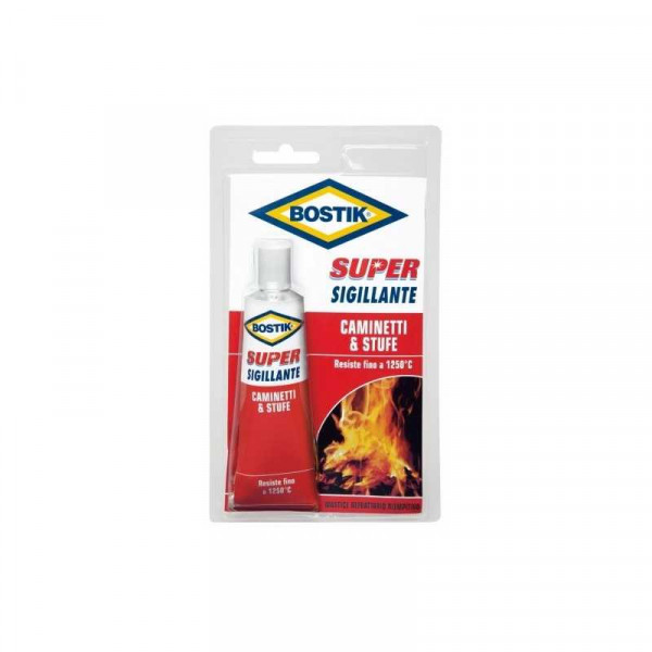 SIGILLANTE BOSTIK CAMINETTI E STUFE GRIGIO TUBETTO DA 100 GR