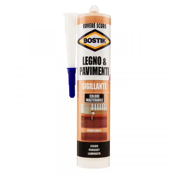SIGILLANTE PER  LEGNO E PAVIMENTI  ROVERE SCURO FLACONE DA 300 ML 