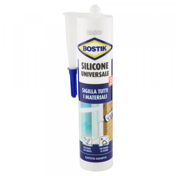 Bostik silicone universale bianco flacone da 280ml
