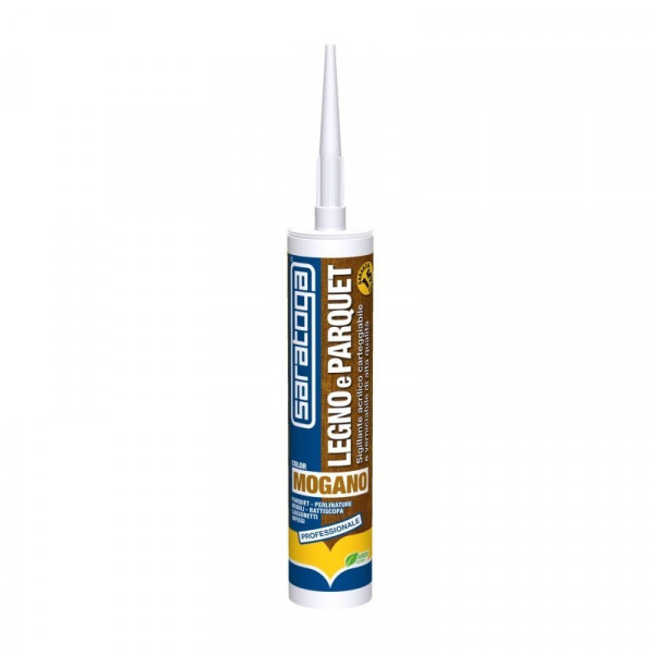 Silicone Sigillante Acrilico Legno Parquet - Mogano, 310 ml
